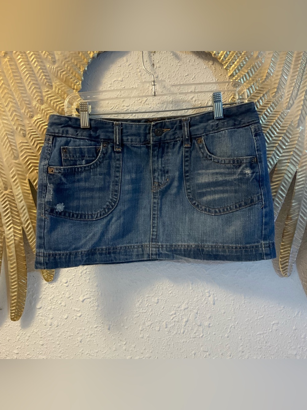 Vintage Aeropostale denim mini skirt